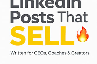 ghostwrite your linkedin posts for your personal brand