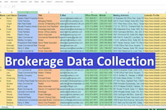 excel data entry, copy paste, convert PDF, web research, typing, data
