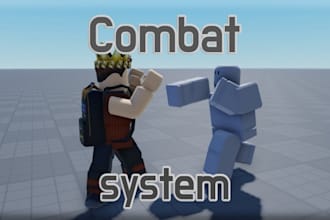 develop  a combat system and movement animations for your roblox game