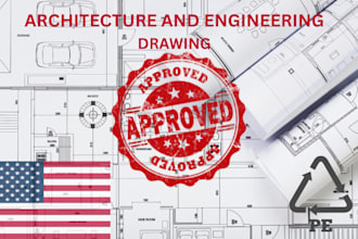 review stamp and draw utah california architectural floor plan for city permit