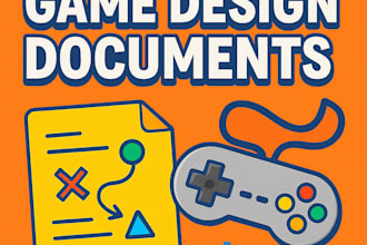 create game design documentation for your game
