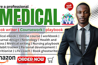 medical ebook writing anatomy neuroscience neurology medical infographics slides