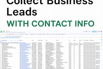 scrape targeted business niches contact information