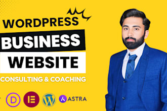 build or rebuild wordpress consulting, coaching, or company website