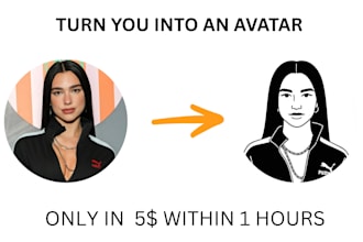 create a notion styled avatar profile picture of you