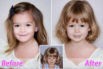 do realistic face swap and head replacement in photoshop