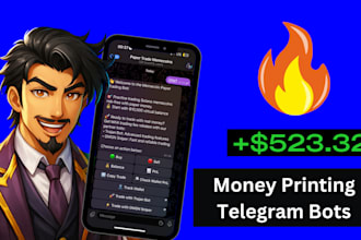 build complex crypto telegram bots for you