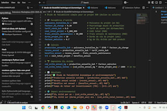 design and simulate an off grid solar energy system using python