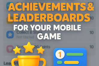 design and structure your game center achievements and leaderboards