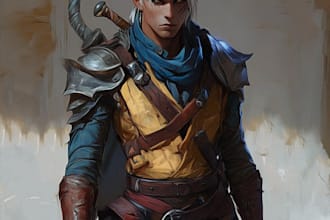 do d and d, fantasy character, dnd art, concept art
