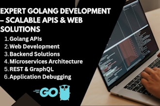 build and optimize web apps, apis, and microservices with golang, python, react