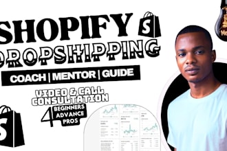 be shopify coach shopify mentor shopify manager sales coach dropshipping coach