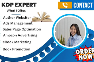 be your amazon KDP expert for book publishing, formatting, and keyword research