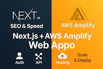 develop and deploy scalable web apps with nextjs and AWS amplify