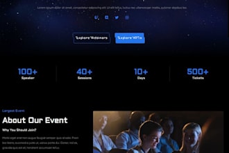 create a stunning ico, crypto token, or presale website with web3 features