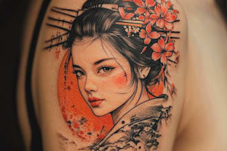 custom japanese tattoo art for unique ink