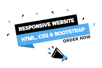 design responsive website with html css and bootstrap
