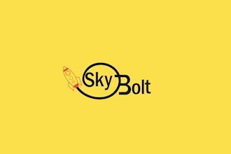 create a unique custom rocket logo design for your brand