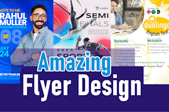design corporate flyer for hospital, school, sports and political