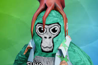 make you a gorilla tag blender pfp or thumbnail