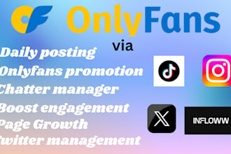onlyfans promotion fanvue twitter marketing chatter management growth