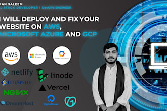 deploy and fix your website on netlify, vercel and AWS