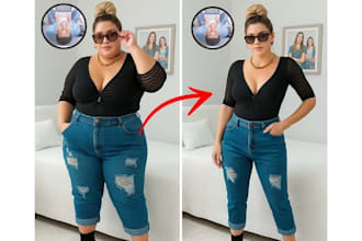 do professional photo retouching face slimming body contouring