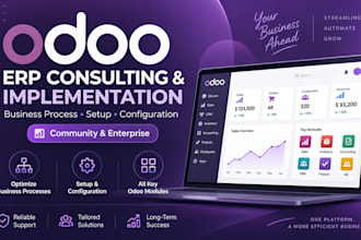 be your odoo erp consultant for implementation and customization