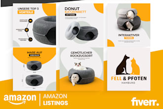 design amazon product listing pictures, premium amazon listing images design