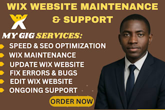 wix website maintenance fix wix websites update wix website wix seo wix expert