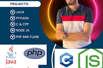 do professional coding in java python php and flask