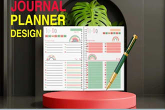 do digital calendar journal planner digital gratitude prayer journal kdp cover