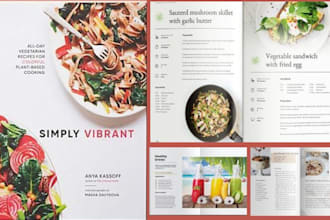 create cookbook recipe book, cookbook formatting, cookbook design, meal plan