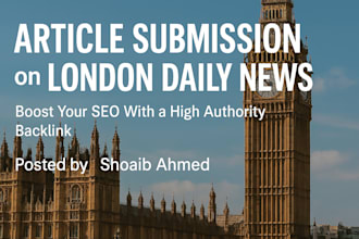 do article submission on londondaily,news