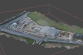 drone photogrammetry survey processing qualified civil engineer UK based