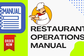 write your restaurant operations manual