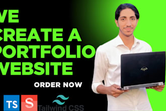 create a stunning portfolio website for you