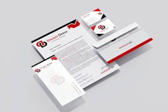 design customize logo, brand identity  with full branding kit