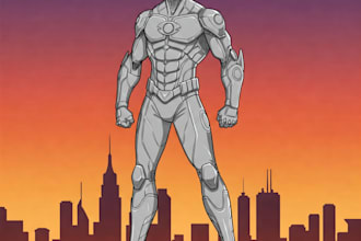 draw comic superhero comic art cover graphics novel comic