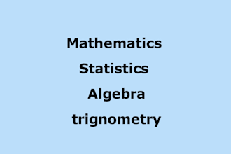help in math, statistics, algebra, trigonometry, mathematics