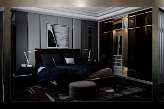 virtually stage your empty room with realistic furniture