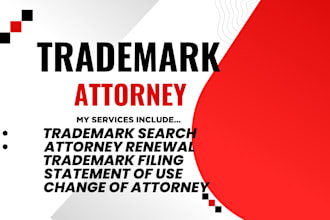 be your USA trademark registration patent filing office action attorney