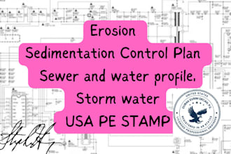 erosion control and sedimentation plan sewer and storm drainage plan city permit