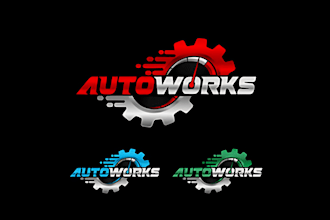 do luxurious automotive, repair, tracking and garage logo