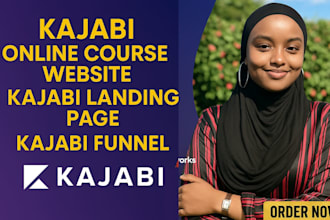 thinkific, podia, learnworlds course landing page kajabi website, kajabi funnels