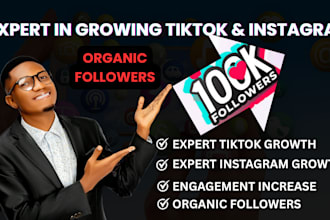 do organic tiktok promotion tiktok growth instagram growth followers engagement