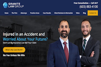 build law firm website, attorney, lawyer, notary website, legal office website