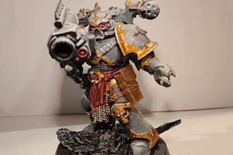 paint warhammer, dnd, or any other miniature you like