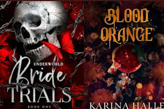 do dark romance book cover, horror, thriller and young adult book cover