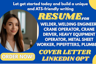 write welding engineer crane operator rig welder metal worker pipefitters resume